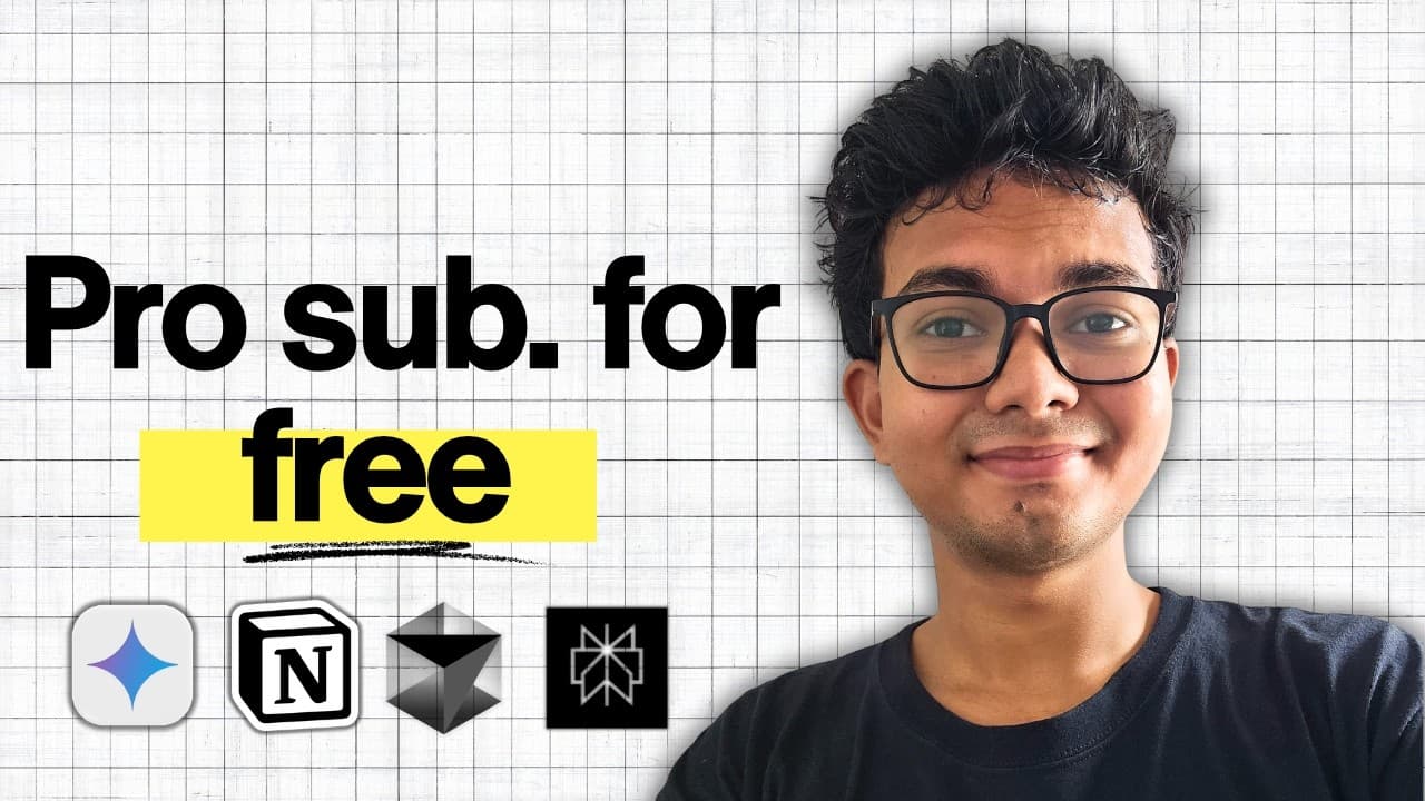 How to Get Free Subscriptions for Notion, Cursor, Google, Perplexity & Free Domain Names (Hindi)