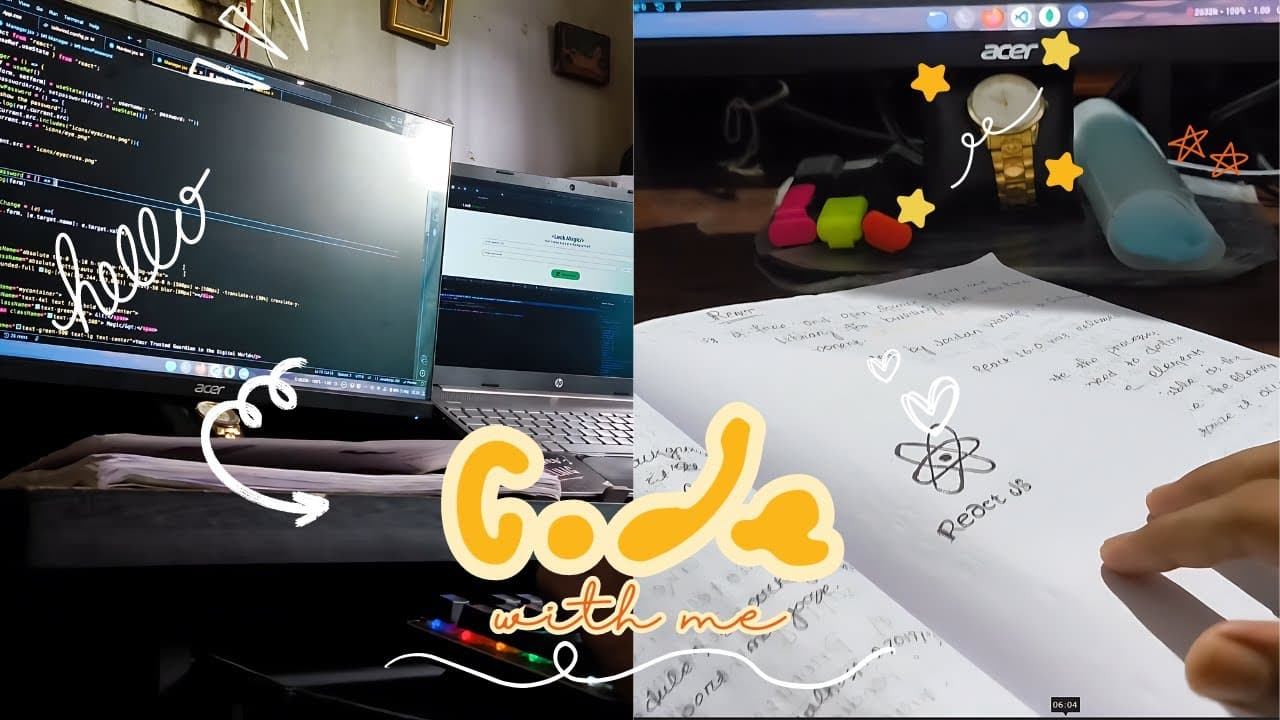 A day in my Life 😄| Sharing about studying 📚 | Code with me 🧑🏻‍💻 (HINDI)