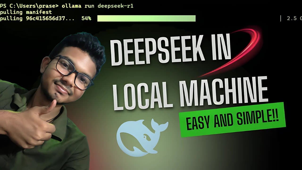 How to run Deespseek R1 model in offline (HINDI)?