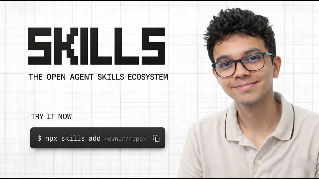 The "NPM" for AI Agents? | skills.sh + Cursor Explained