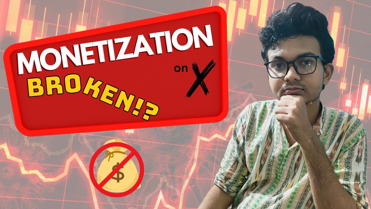 Twitter (X)'s monetization policy changes!! (Hindi)